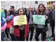 la manifestazione in piazza d'Arogno a Trento